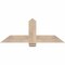Ekena Millwork Eugene Smooth Timber Gable Bracket, Douglas Fir, 48"W x 18"H x 1 1/2"D x 5 1/2"F, 9/12 Pitch GBW048X18X0206EUG00SDF - alternate 1